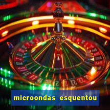 microondas esquentou demais e parou de funcionar